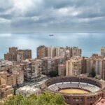 Malaga panorama miasta